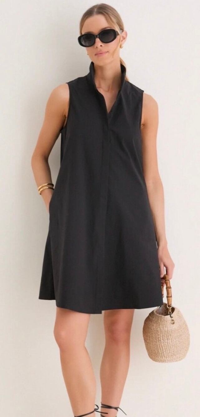 Tuckernuck Black Sleeveless Charlie Dress Sz. M